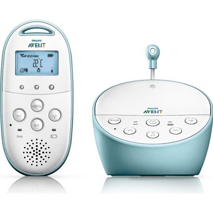 PHILIPS AVENT Babyphone Audio DECT SCD560/00 - Dès la naissance - Bébé mixte