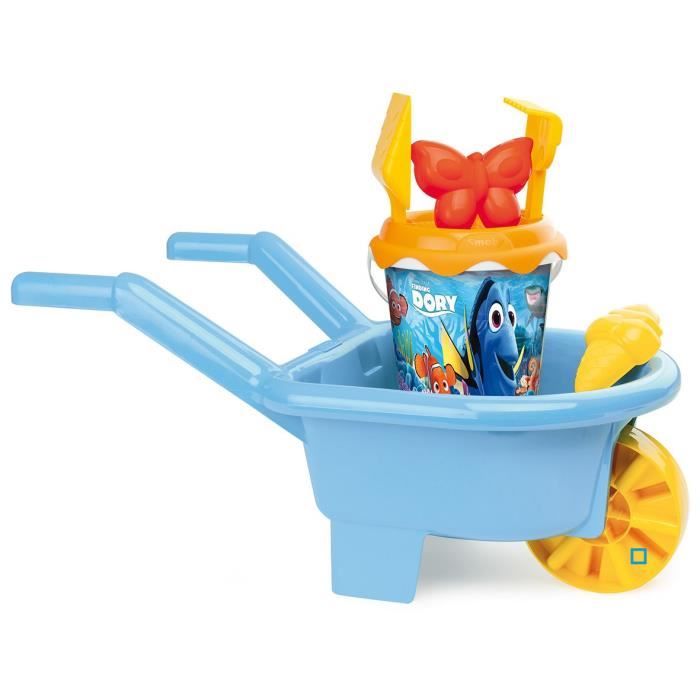 DORY Brouette Garnie avec Seau + Accessoires de Plage