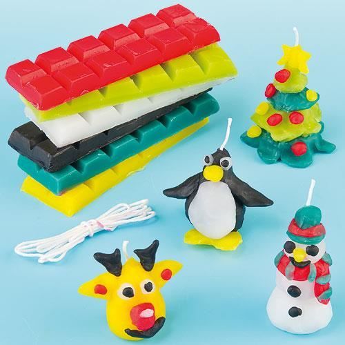 Kit de fabrication de bougie de Noël pour enfants à ...