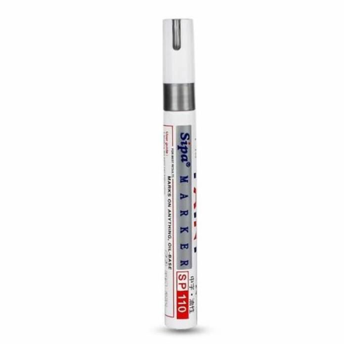 Stylo Pneu Marqueur Argent Peinture Pour Voiture Auto Moto Métal