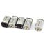 sourcing map 3pcs DC 2.4 V 14700tr//min 2mm diam/ètre /à grande vitesse arbre moteur /à courant continu pour rasoir /électrique