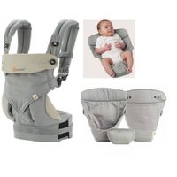 PORTE BÉBÉ Ergobaby Birthpack 4P-360 Gris avec du gris serré PORTE BÉBÉ Ergobaby Birthpack 4P-360 Gris avec du gris serré