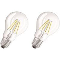 AMPOULE - LED OSRAM Lot de 2 Ampoules LED E27 standard claire 4W AMPOULE - LED OSRAM Lot de 2 Ampoules LED E27 standard claire 4W