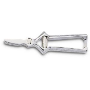 Masticateur Chromé Vittori - Pour Faciliter La Mastication - Design Courbé Et Pratique