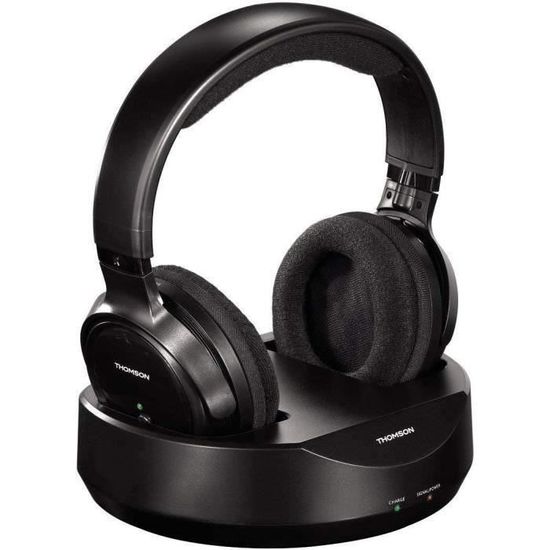 Thomson Whp3001bk Casque Tv Sans Fil Noir Achat Vente Casque