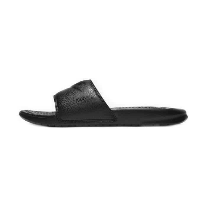 NIKE Sandales Benassi Just do it - Homme - Noir