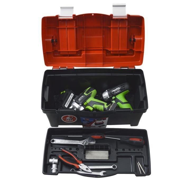 ELEM TECHNIC Boîte à outils 245x257x458mm
