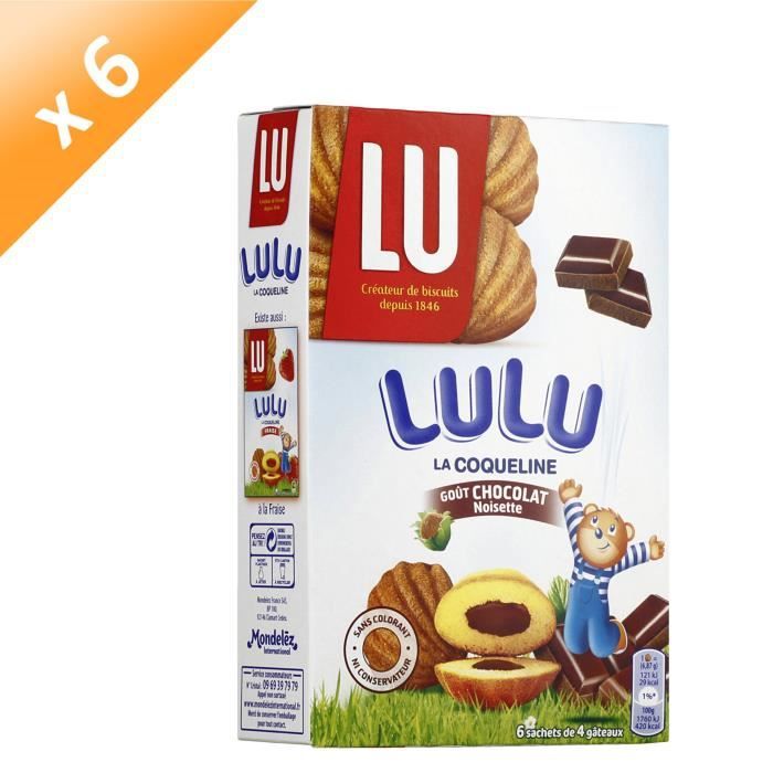 Lot de 6 LU La coqueline \