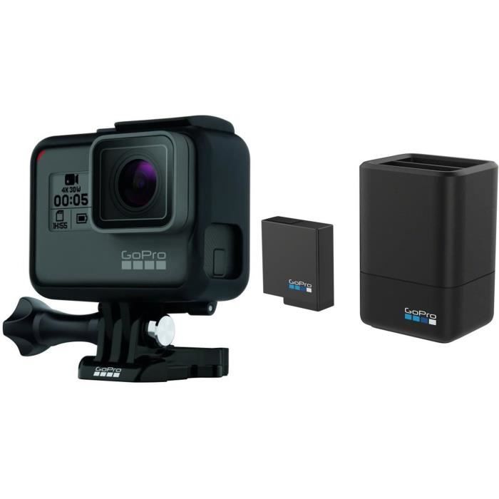Pack GOPRO Hero 5 Black + Chargeur de batterie double et batterie