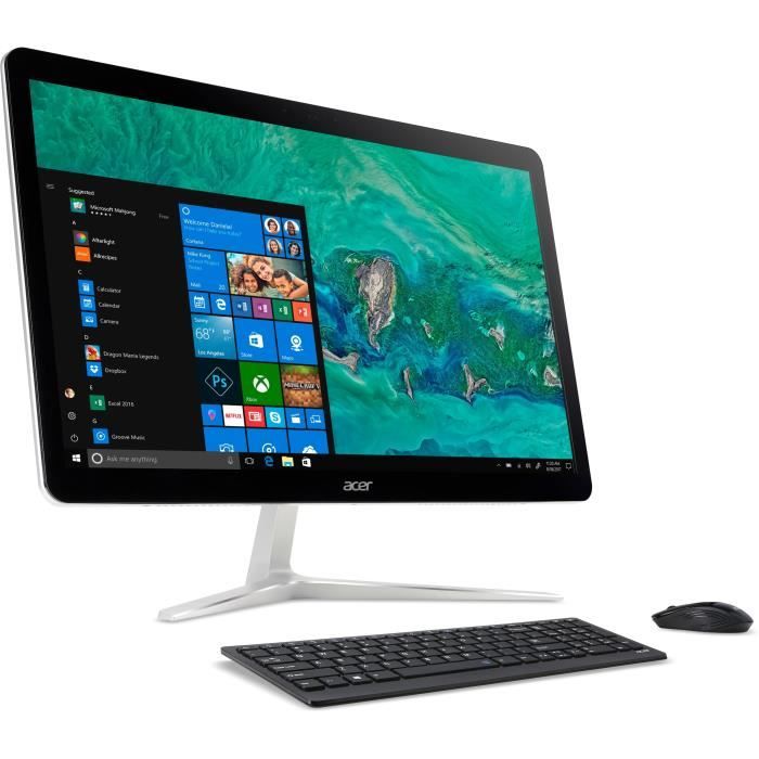 Ordinateur Tout-en-un - ACER Aspire U27-885 - 27 pouces FHD - Core i5-8250U - RAM 8Go - Disque Dur 1To HDD + 128Go SSD - Windows 10