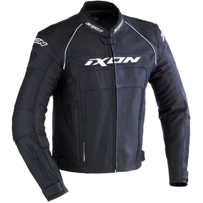IXON Blouson Moto Cuir Fueller 2.0 Noir