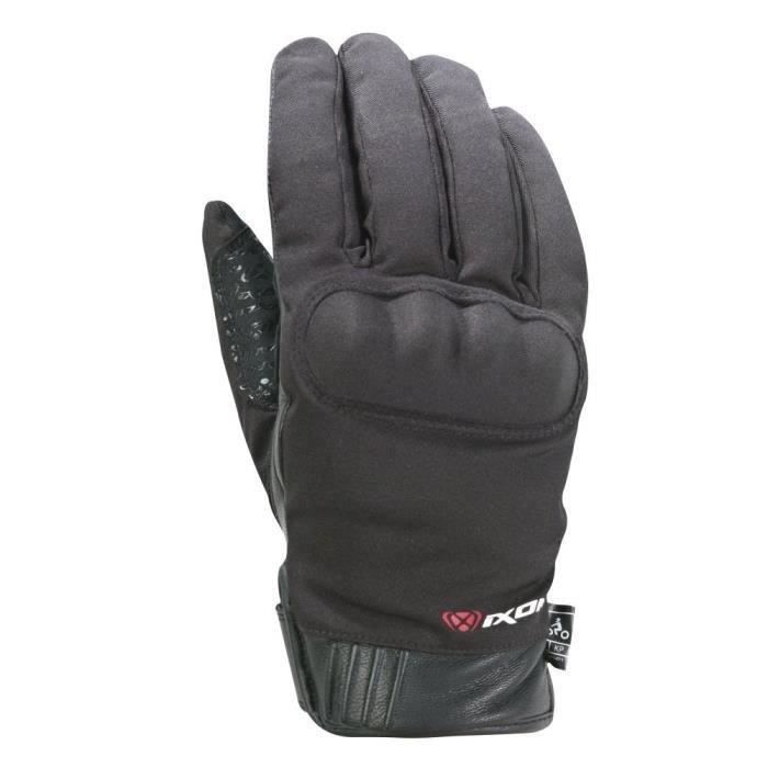IXON Gant de moto Pro Verona - Noir.Homologué EPI (loi du 20/11/2016)