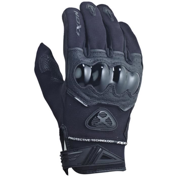 IXON RS Scud HP Gants Moto Noir.Homologué EPI (loi du 20/11/2016)