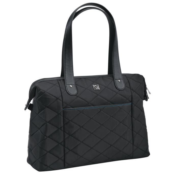 SAVEBAG Sacoche d'ordinateur YUCATAN - Noir / Bleu