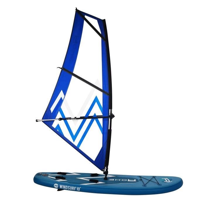 ROHE Pack Paddle Gonflable Windsurf avec Kit Planche à Voile