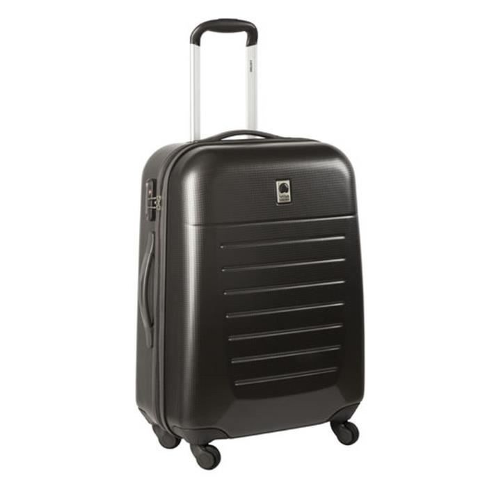 VISA DELSEY Valise Rigide ABS 4 Roues 66 cm CALEO HARD Anthracite