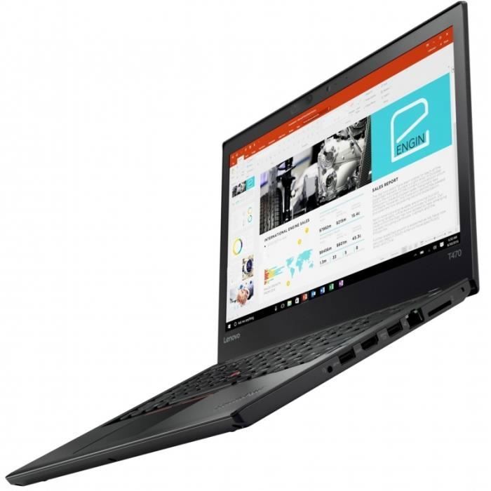 Lenovo ThinkPad T470 - 16Go - SSD 240Go