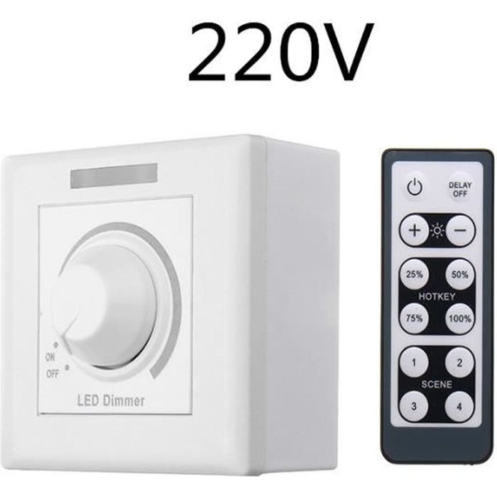 Régulateur Lampe Interrupteur Variateur Télécommande Lumière Tempsa Pr GradateurIr 1FKlJc