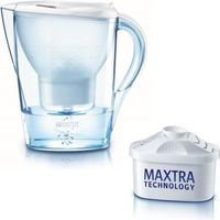 CARAFE FILTRANTE Carafe filtrante Marella Blanche 1 cartouche incl. CARAFE FILTRANTE Carafe filtrante Marella Blanche 1 cartouche incl.