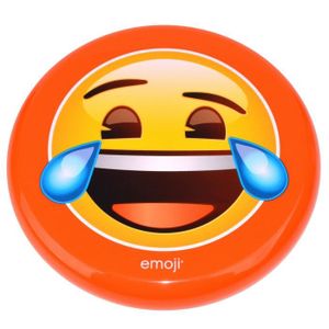 Disque Volant Frisbee Emoji Ris en Pleur 23 cm