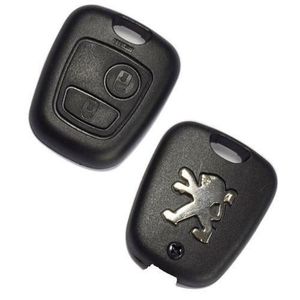2x Peugeot Key Shell – Remote Flip Key Cover – For 106 107 206 207 407 806 – Unbranded