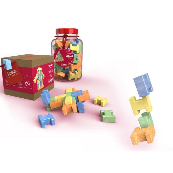 LUDUS - Wally M - 30pcs - Jeux assemblage en bois - Mixte - A partir de 3 ans
