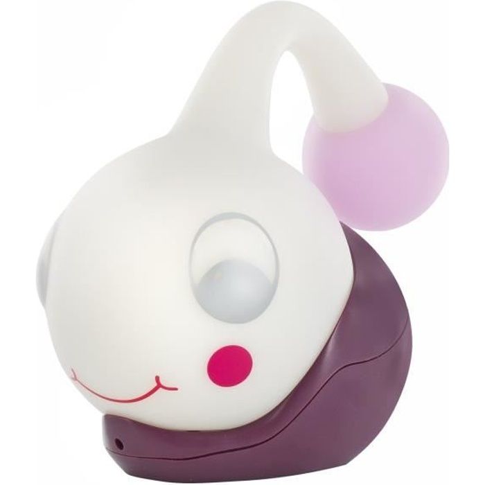 BADABULLE Veilleuse nomade luciole Prune