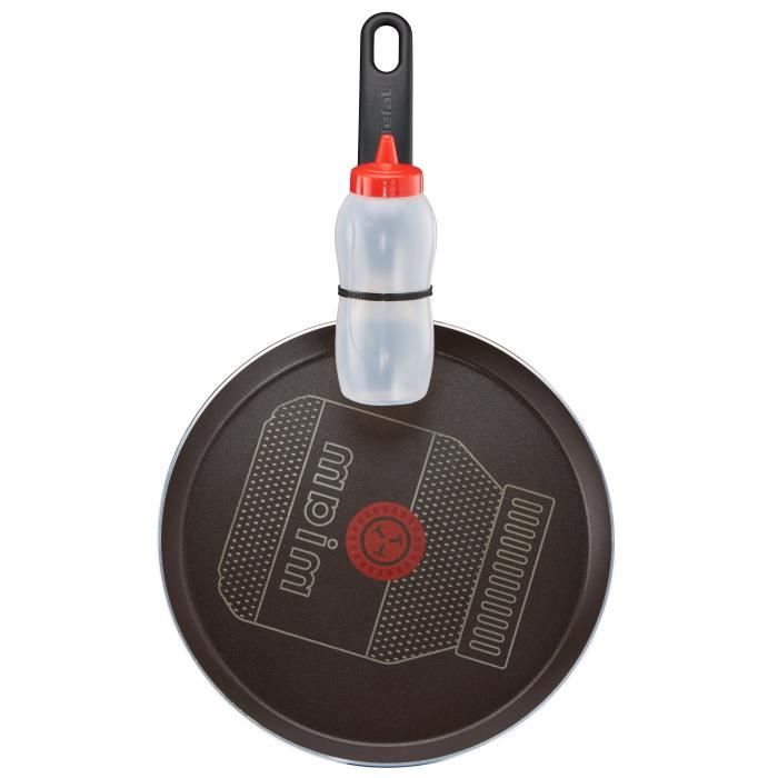 TEFAL CREATIVE Crêpière Nutella B6199002 25cm Tous feux sauf induction + Flacon créatif