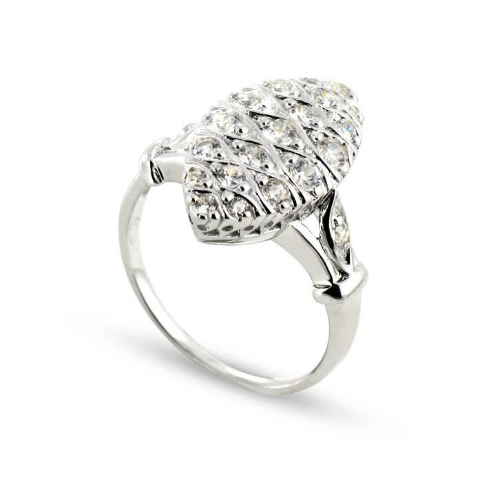 TOUS MES BIJOUX Bague Argent 925° Oxydes Zirconium