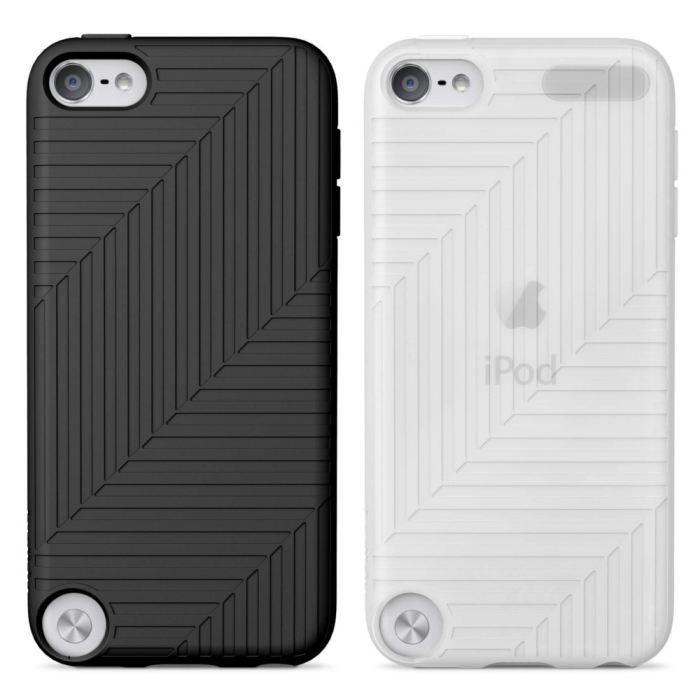 BELKIN Flex Lot de 2 étuis de protection - iPod Touch - Silicone - Noir / Blanc