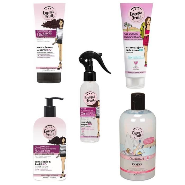Energie Fruit - Gamme complète beauté Coco et karité