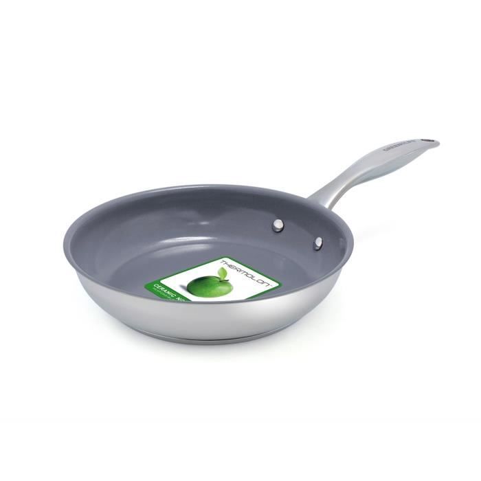 GREENCHEF PROFILE Poêle - Ø 20 cm - Gris - Tous feux induction