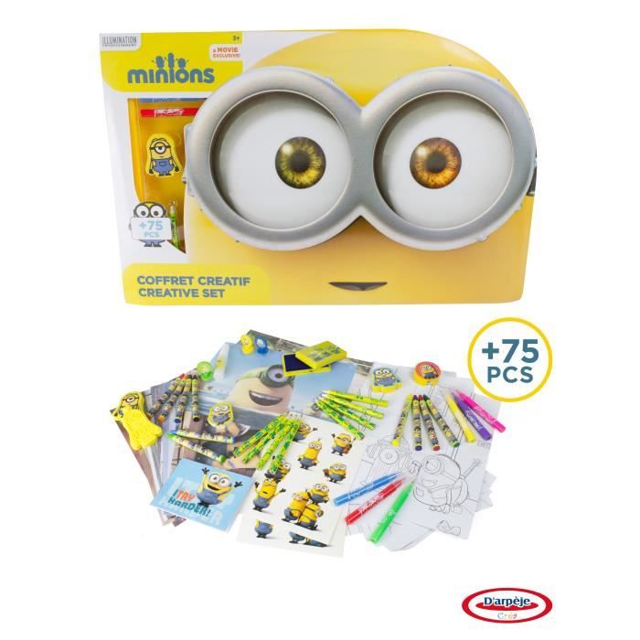 LES MINIONS Coffret Créatif 75 Pièces