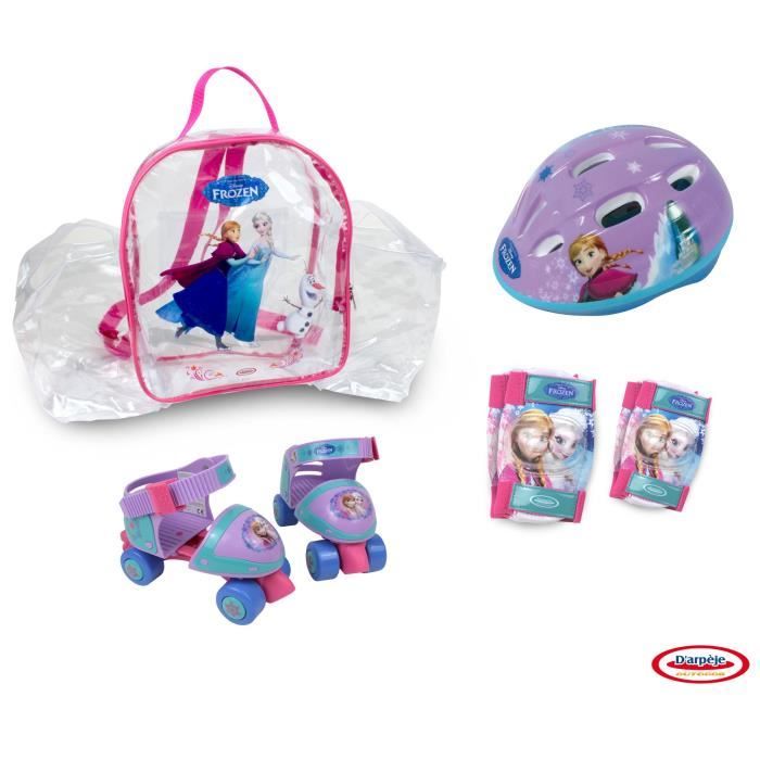 LA REINE DES NEIGES Patins à roulette Casque et Protections - Disney - Disney