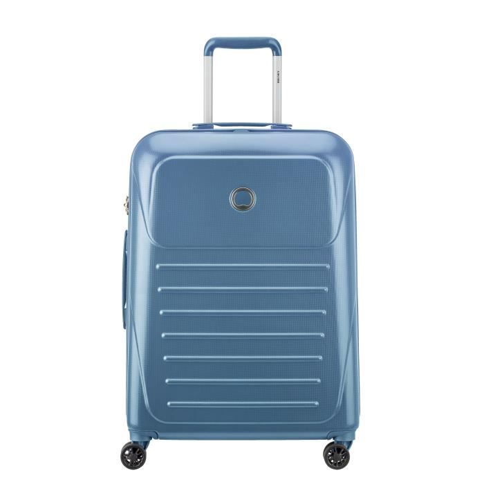 VISA DELSEY Valise Trolley Munia - 66 cm - 4 Roues - Bleu