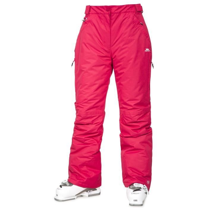 TRESPASS Pantalon de ski Imperméable Lohan - Femme - Rose framboise