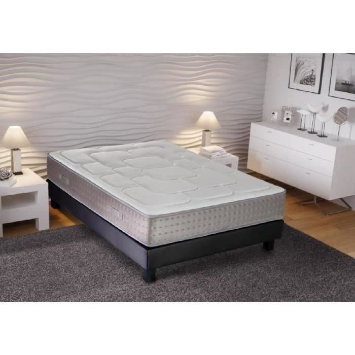 CREASOM Matelas 160 x 200 cm - Mousse mémoire de forme - 30 kg/m3 - Ferme - MONTE CARLO