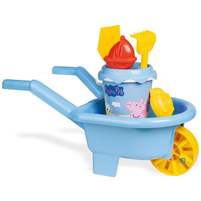 PEPPA PIG Brouette Garnie Seau + Accessoires