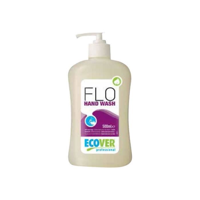 Flo Hand Wash Savon Liquide Parfum Floral Blanc Bouteille Avec