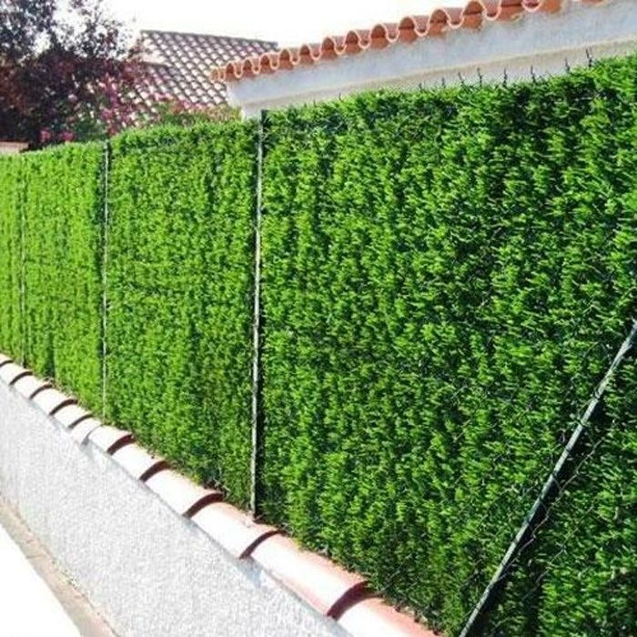 Haie artificielle brise vue en rouleau 2x3 m - Achat ...