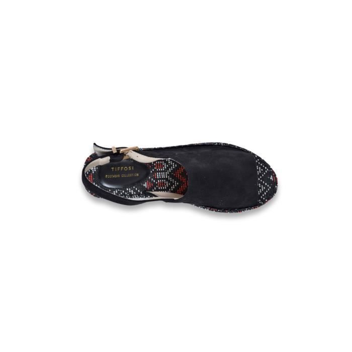 Femme Noir De Sandale Chaussure Tiffosi Couleur Z5nxYXtH