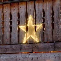 GUIRLANDE D'EXTÉRIEUR LOTTI Décoration étoile 64 cm - 150 Strip LED - Lu GUIRLANDE D'EXTÉRIEUR LOTTI Décoration étoile 64 cm - 150 Strip LED - Lu