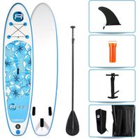 STAND UP PADDLE ROHE Pack Paddle Gonflable Flower - 320x76x15cm - STAND UP PADDLE ROHE Pack Paddle Gonflable Flower - 320x76x15cm -