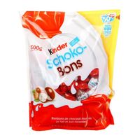 CONFISERIE DE CHOCOLAT KINDER Schocobons Sachet de 86 Bonbons de chocolat CONFISERIE DE CHOCOLAT KINDER Schocobons Sachet de 86 Bonbons de chocolat