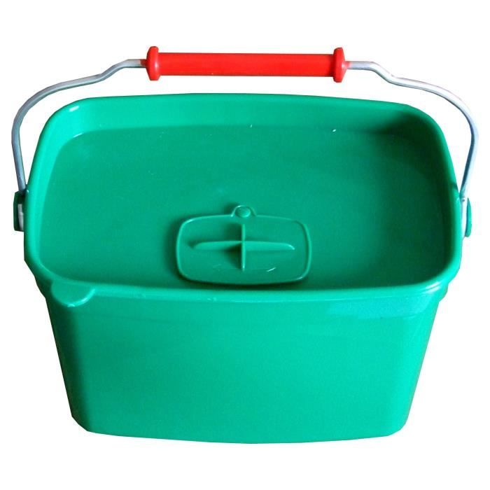 DRACHKO Sceau à Vifs Sceau Vivier Rectangulaire 2,5 Litres