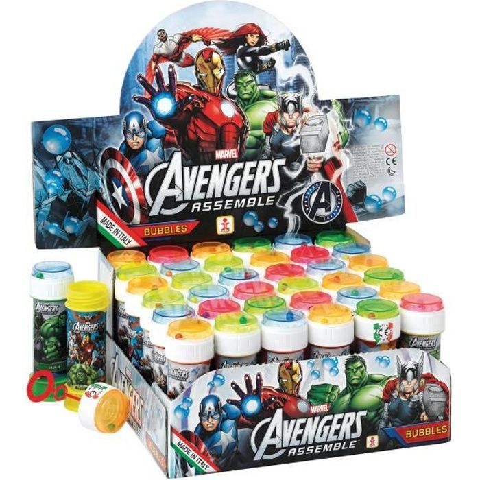 Bulles de savon Avengers 60 ml (modele aleatoire)