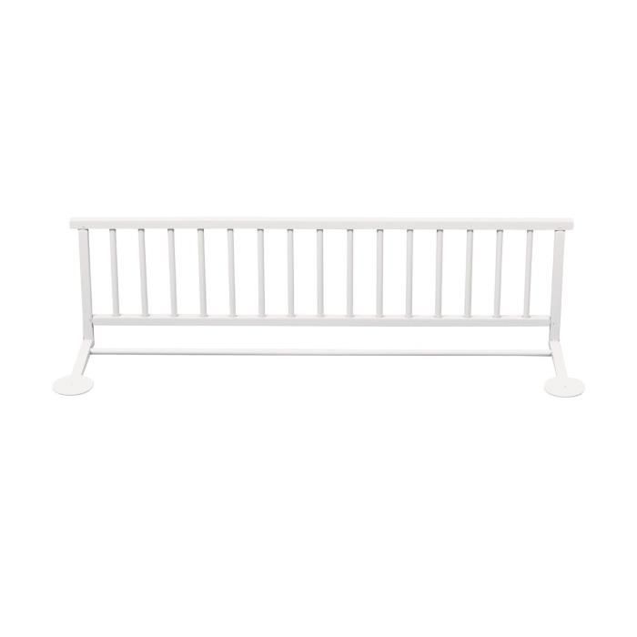 COMBELLE Barrière de lit enfant - Blanc laqué
