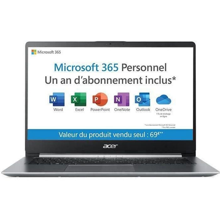 PC Ultrabook - ACER Swift 1 SF114-32-P6M2 - 14\