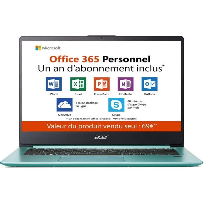 PC Ultrabook - ACER Swift 1 SF114-32-C28U - 14\