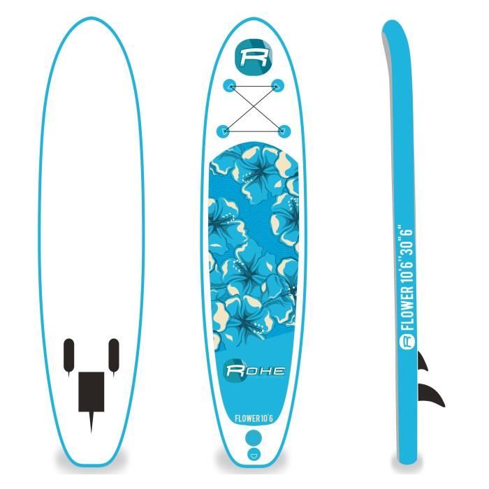ROHE Paddle Gonflable Flower - 320x76x15cm - Sans accessoire